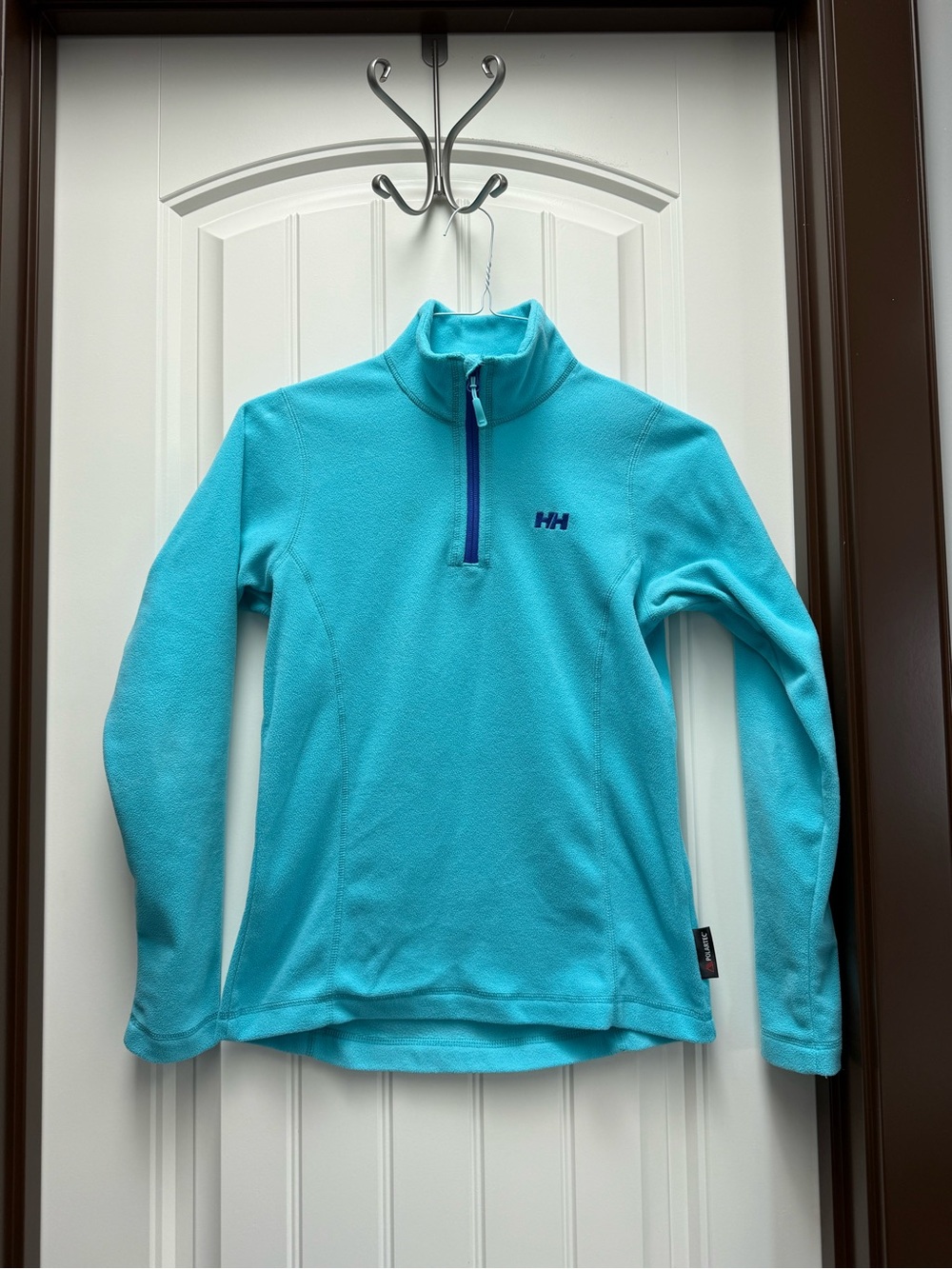 Helly Hansen women’s Turquoise Half-Zip Fleece Pullover